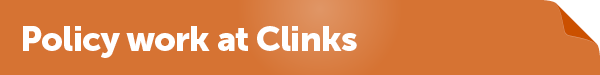 Policy work at Clinks