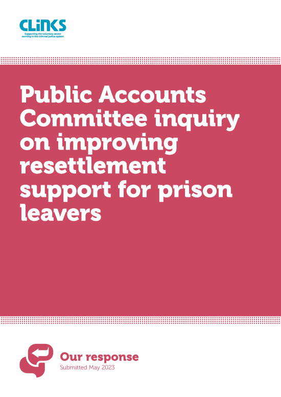 Public Accounts Committee inquiry on improving resettlement support for prison leavers