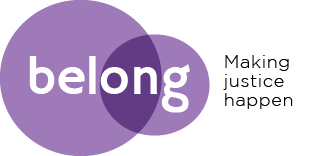 Belong: Making Justice Happen logo