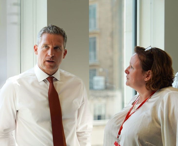 Lord Timpson and Anne Fox image credit: MoJ