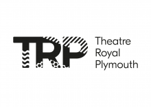 TRP organisation abbreviation, followed by the words Theatre Royal Plymouth 