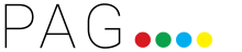 PAG and 4 circles of different colours