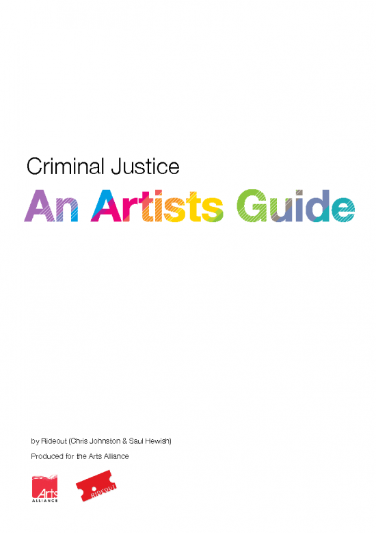 Front page of report