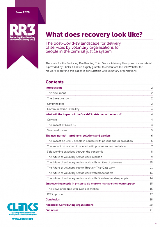 What does recovery look like?